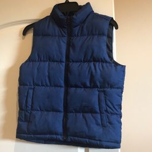 Navy Blue boys puffer vest